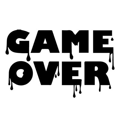 Game Over Schriftzug - ILLUSTRATION