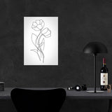 Flowers Line Art – POSTER (A3)