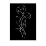 Flowers Line Art – POSTER (A3)