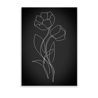Flowers Line Art – POSTER (A3)
