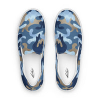 Shop Vorschaubild Schuhe Sneaker Mode Army Blue für Herren von oben zu sehen mit FABIG Logo