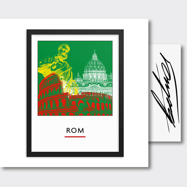 City Frame – ROM (Poster + Rahmen A4)