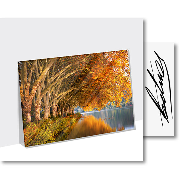 Herbststimmung See (Foto) – Acrylglasplatte