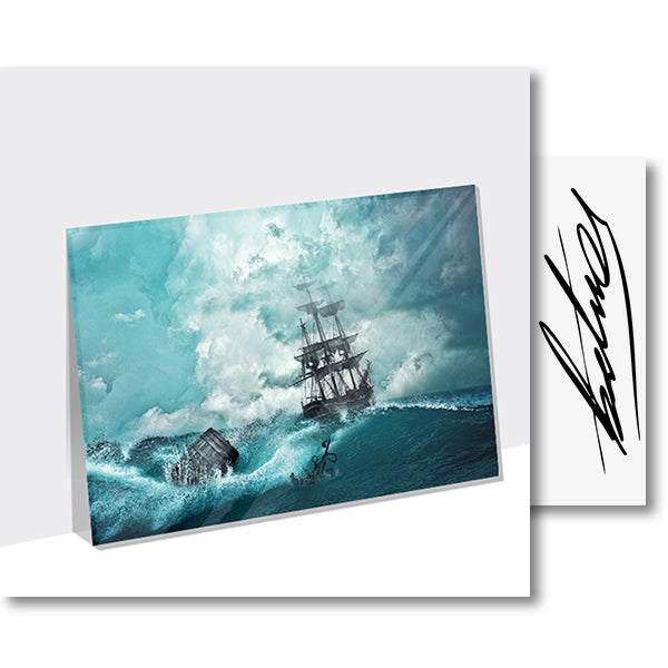 Sea Storm (Digital Art) – Acrylglasplatte