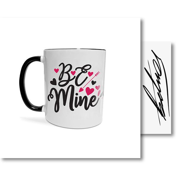 Be mine – Tasse (Standard - Schwarz)