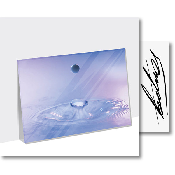 Waterdropping (Foto) – Acrylglasplatte