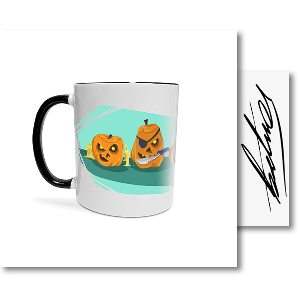 Halloween Badasspumpkin – Tasse (Standard - Schwarz)