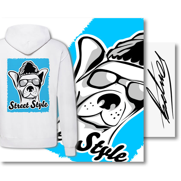 Hoodie (Unisex) – Street Style Dog