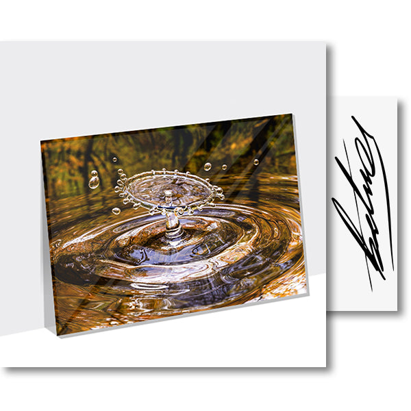Watersplash (Foto) – Acrylglasplatte