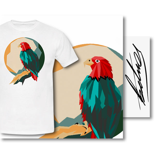 T-Shirt – Papagei Art