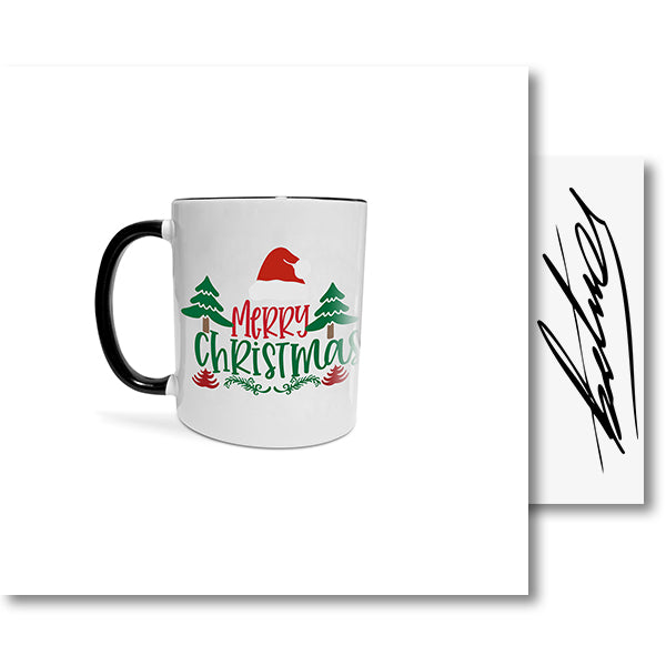 Merry Christmas – Tasse (Standard - Schwarz)