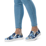 Shop Vorschaubild Schuhe Sneaker Mode Army Blue für Damen angezogen Sicht von der Seite